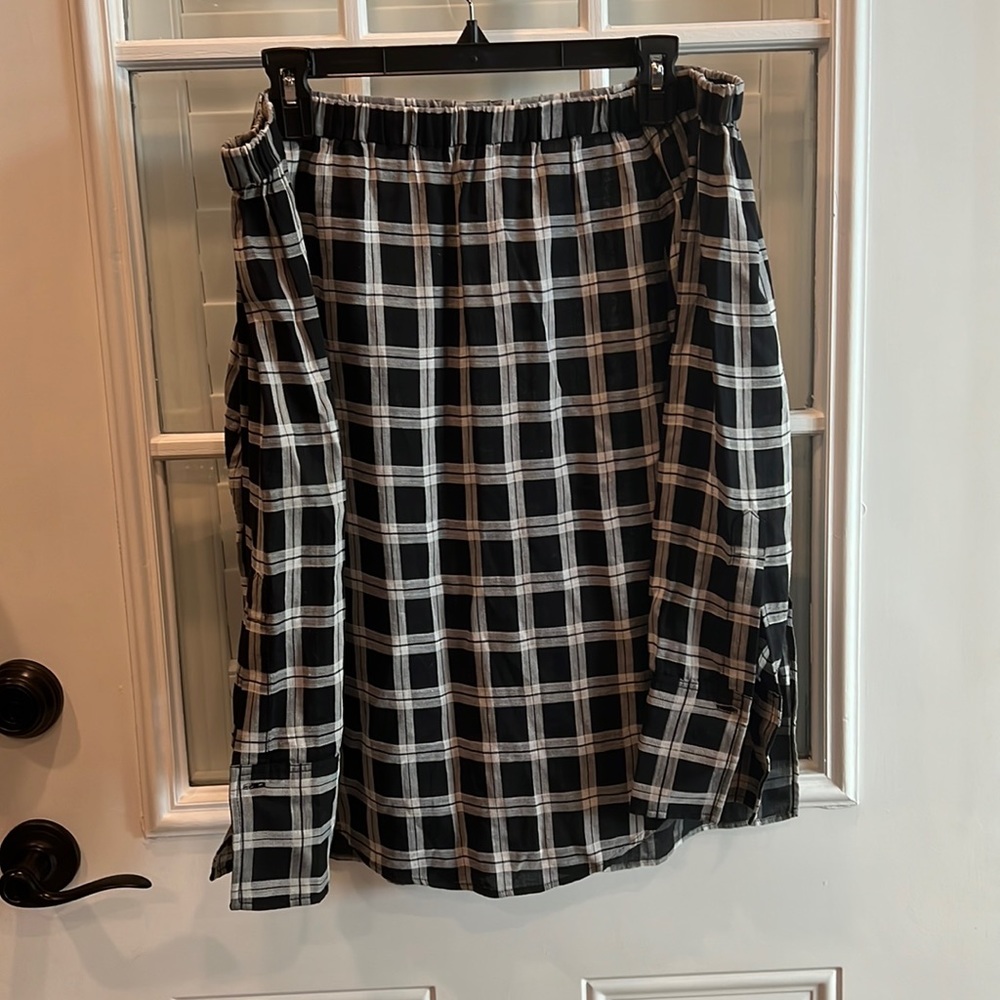 Rag and Bone Black and gray off the shoulder long sleeve top size s/p